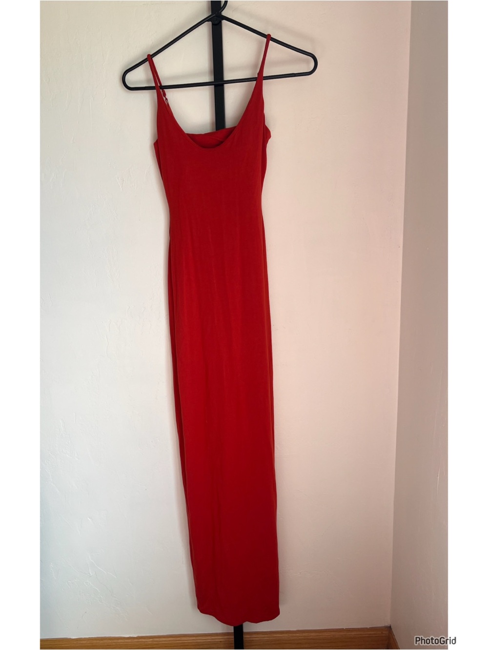 Skims Terra Orange Red Maxi Slip Dress XXS - Picture 2 of 4